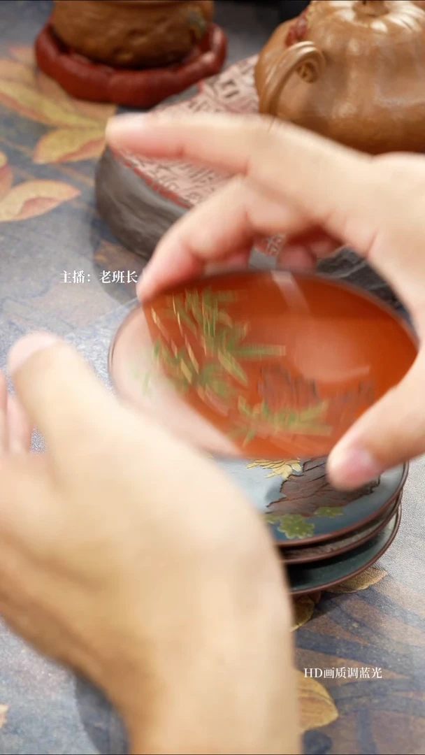 【闪购商品】紫砂茶壶四君子杯垫套组