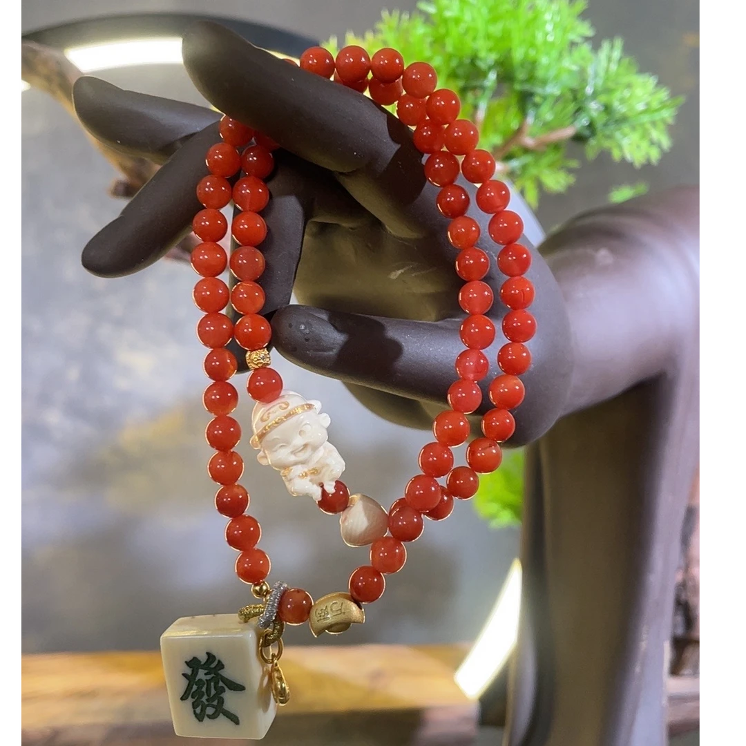 非金属珐琅手链 原创设计百搭手链气质复古