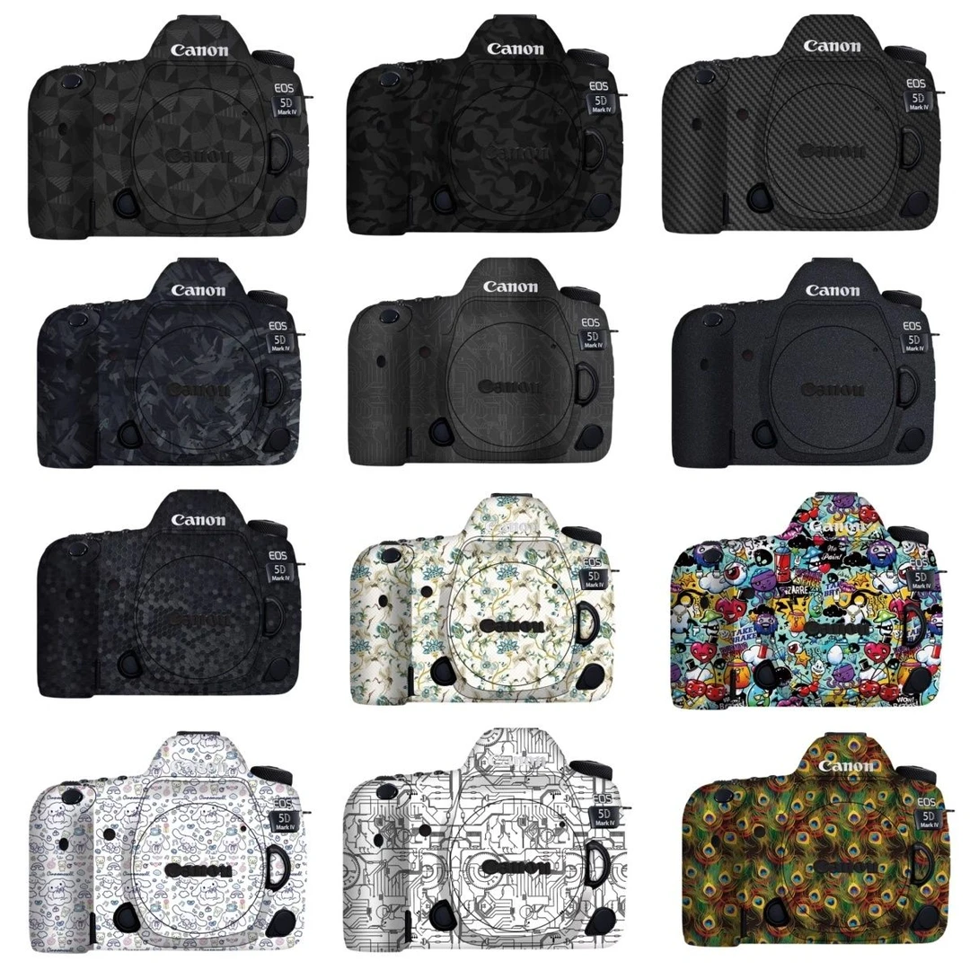 漫步驴适用于佳能5D3 5D4相机贴纸5D2 6D 6D2机身贴膜卡通彩贴膜