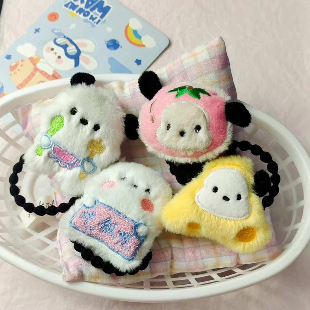 创意毛绒帕恰狗发圈ins 少女心送女友送闺蜜头绳皮套可爱甜美发饰