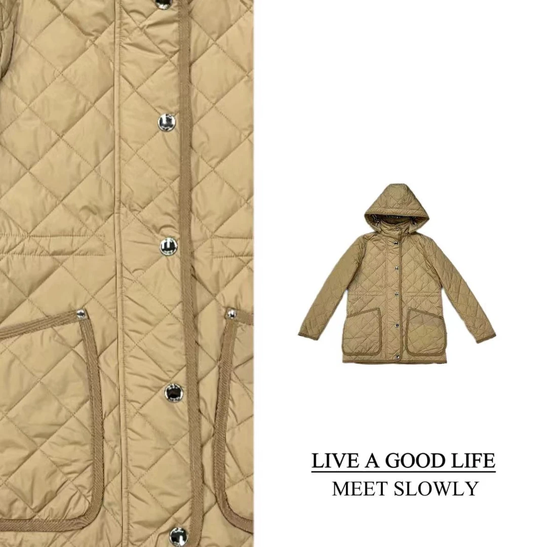 [020]百搭可拆卸隐藏收腰抽绳棉服外套