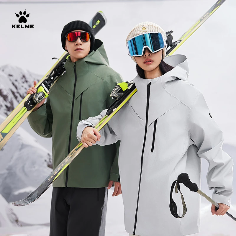 【影鲨PRO】KELME卡尔美冲锋衣外套男女2024年新款防水登山服RZ