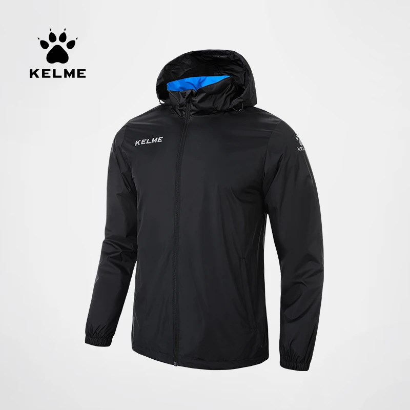 KELME/卡尔美【防风雨衣】户外旅行运动外套连帽跑步运动服外套jq