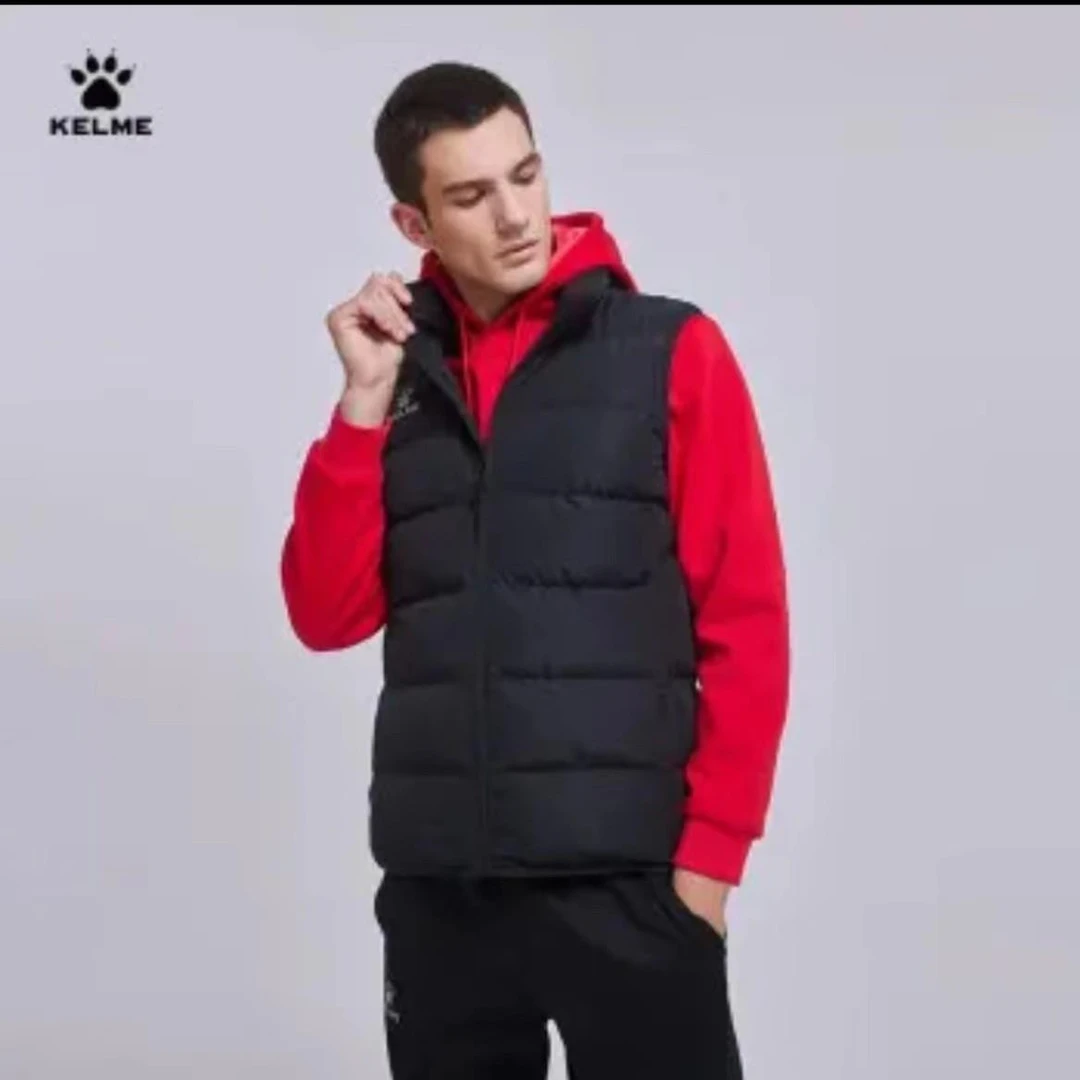 卡尔美【棉马甲】坎肩户外运动男冬季足球训练背心防风甄选