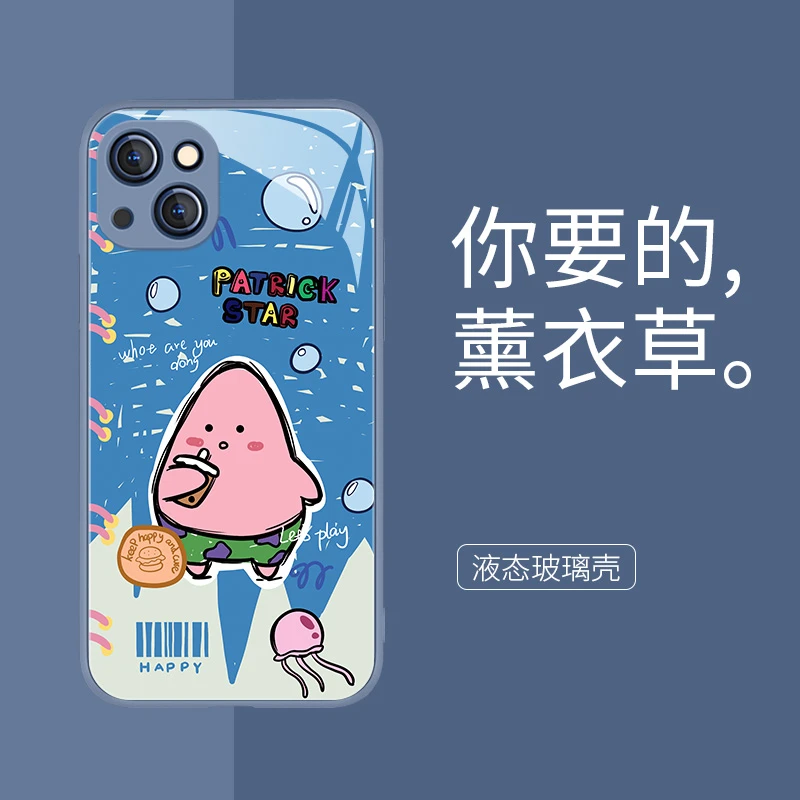 适用于苹果/华为/小米/oppo/vivo卡通动漫可爱海绵宝宝网红手机壳