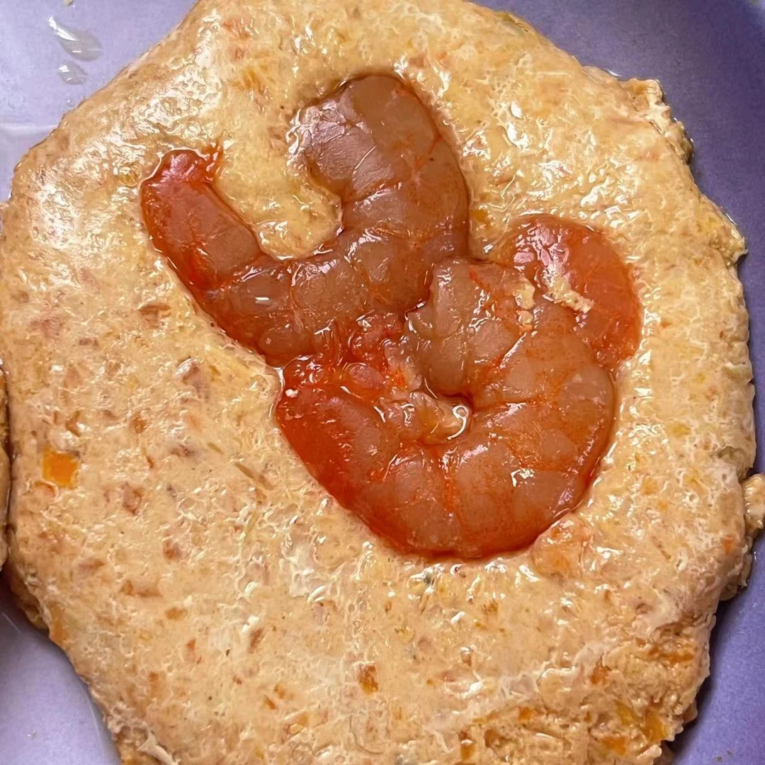 湿粮鸡肉虾仁饼！！新品