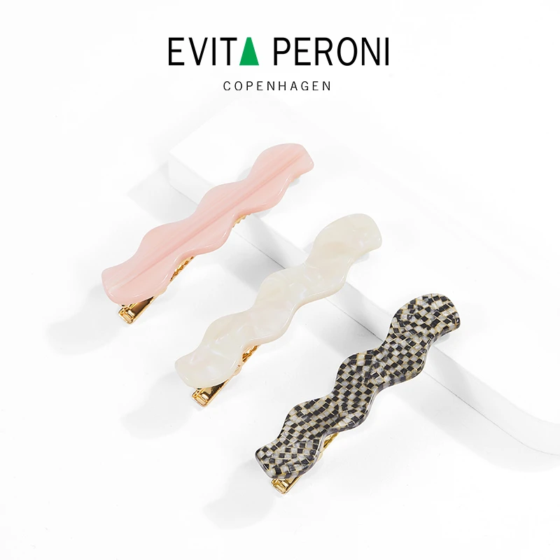 Evita Peroni/依慧达新款波浪形刘海边夹DB