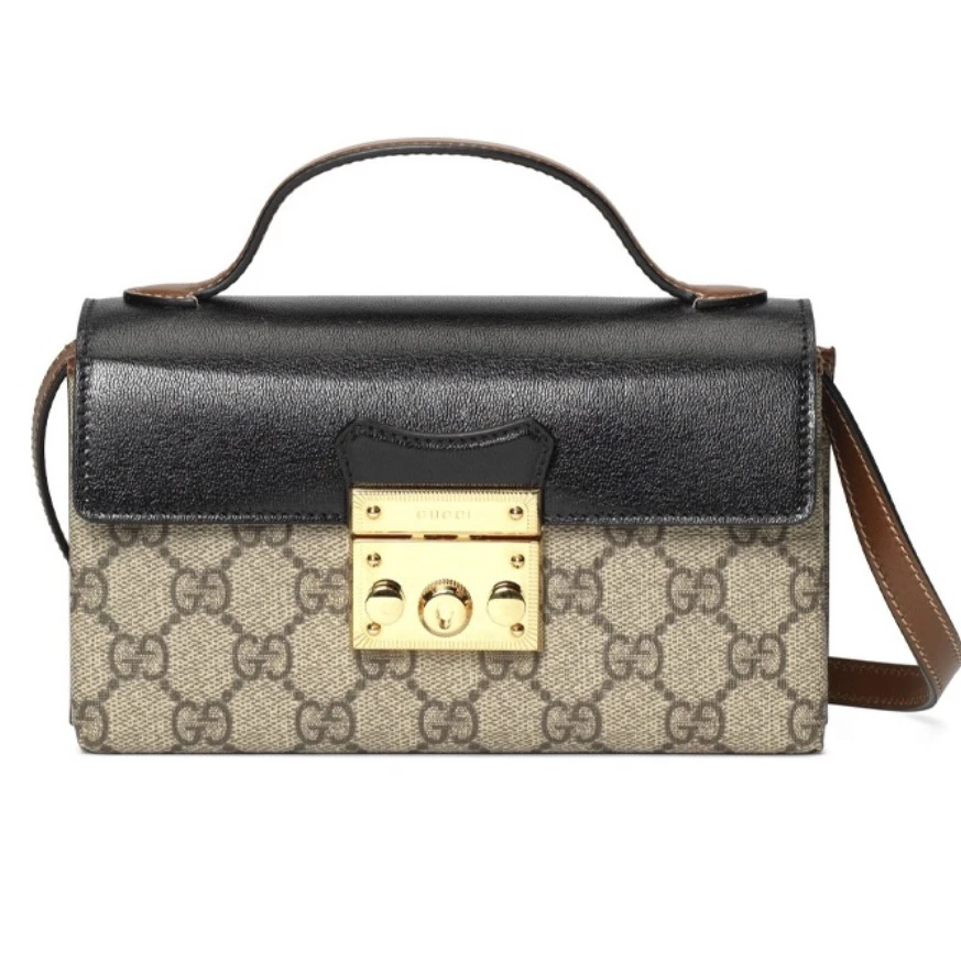 95新 GUCCI/古驰 mini月光宝盒单肩斜挎包 手提盒子包（甄选）