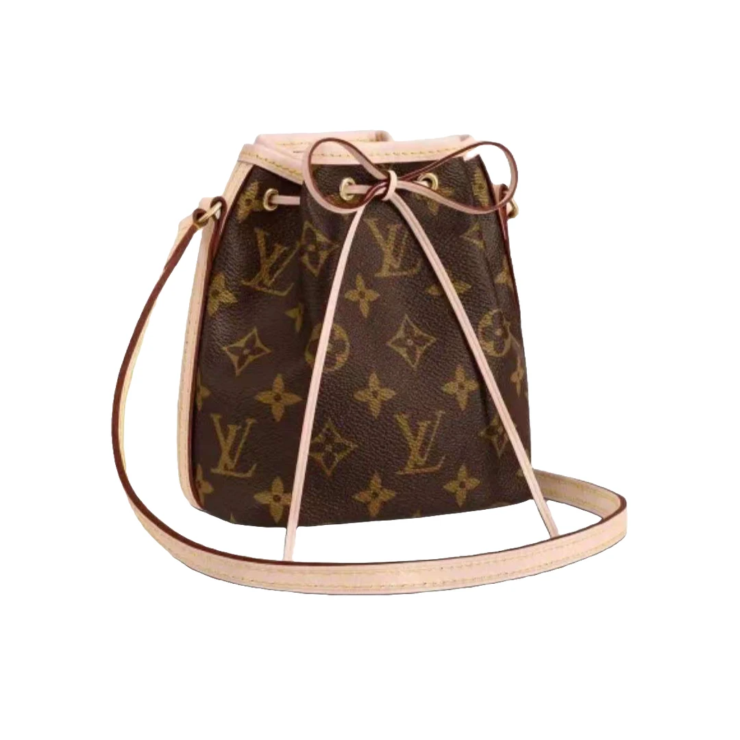 99新 LouisVuitton/路易威登 水桶包nano noe单肩斜挎包/精选