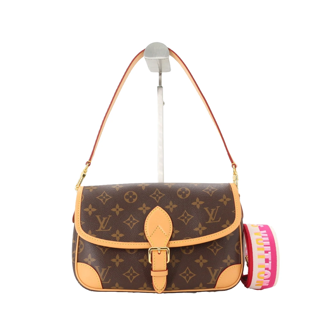 99新 LouisVuitton/路易威登 新款老花粉法棍单肩包斜挎包(甄选)