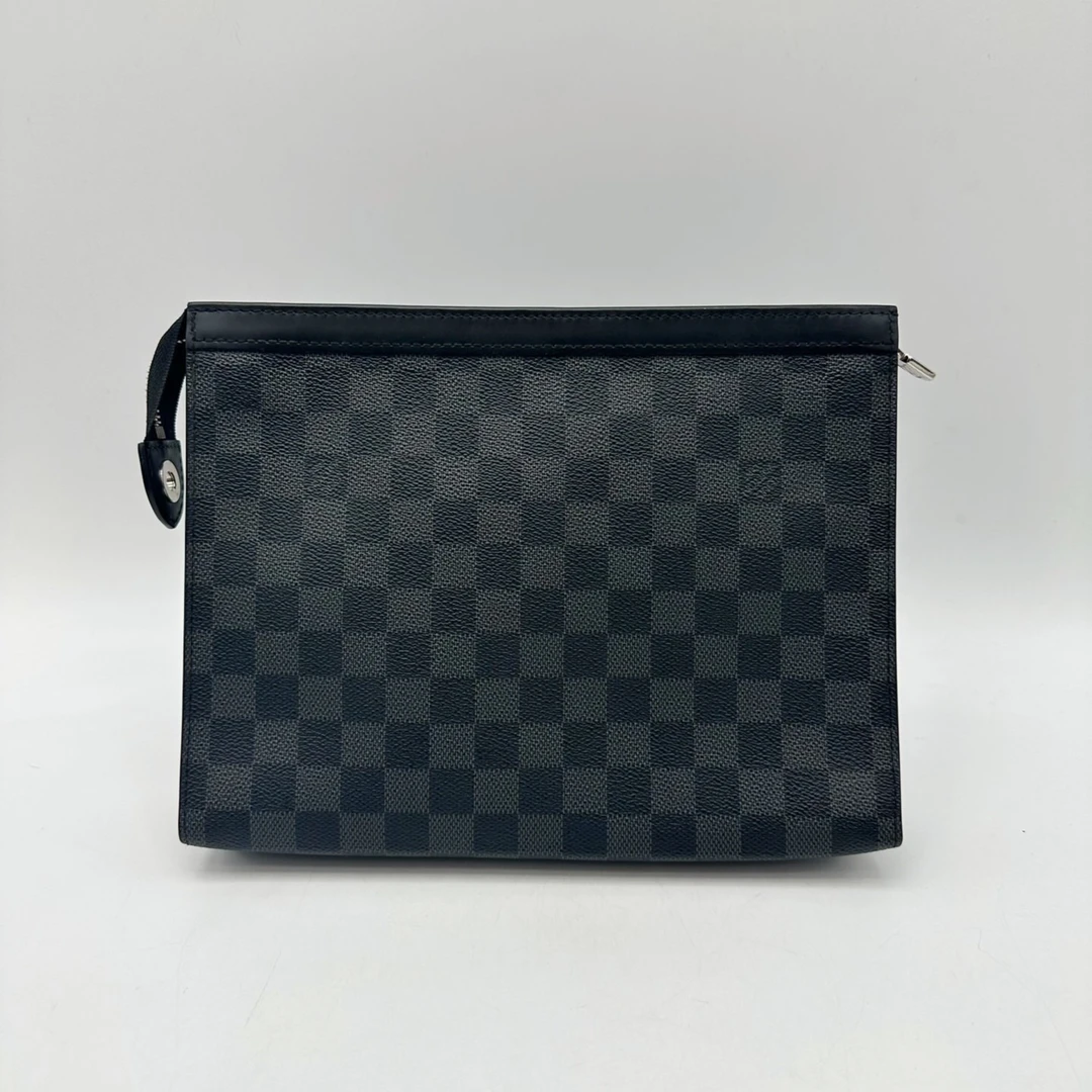 99新 LouisVuitton/路易威登 黑棋盘格/手拿包/5030/友奢