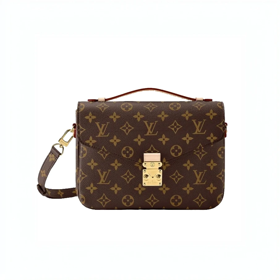99新 LouisVuitton/路易威登 老花邮差包单肩包斜挎包//许可
