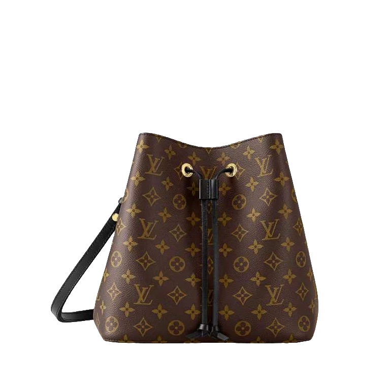 99新 LouisVuitton/路易威登 经典老花黑水桶单肩斜挎包/精选