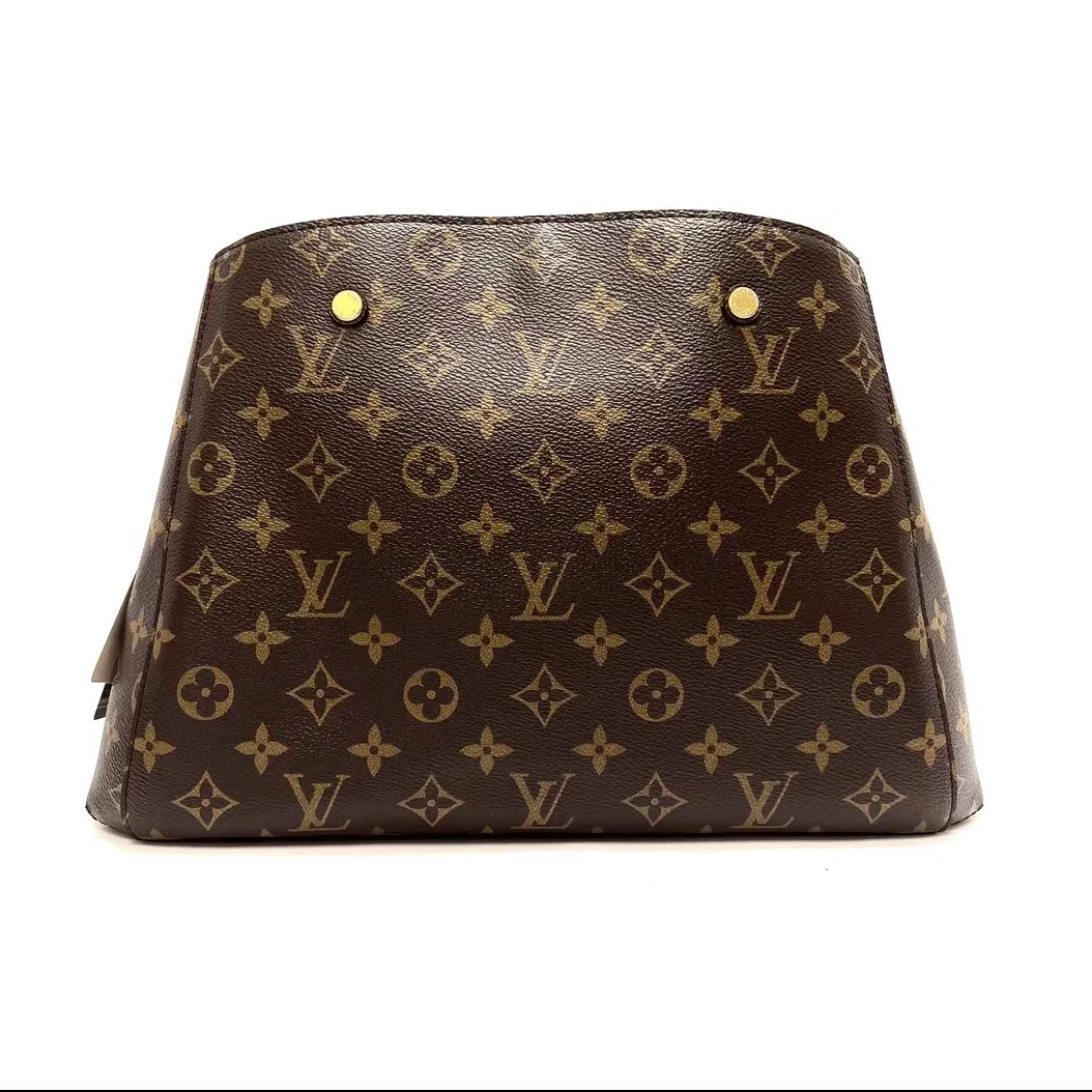 99新 LouisVuitton/路易威登 LV蒙田中号手提单肩斜挎包/友奢