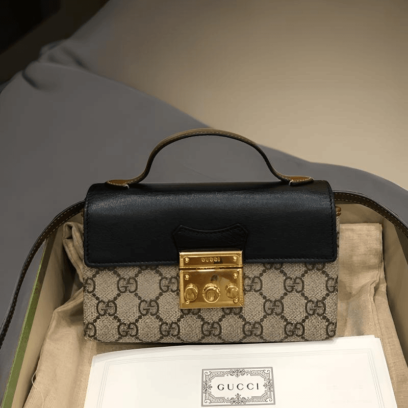 全新未使用 GUCCI/古驰 月光宝盒手提单肩包/许可严选