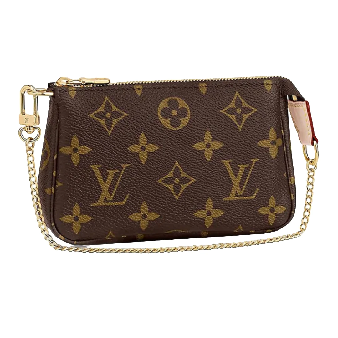 99新 LouisVuitton/路易威登   老花小麻将手拿包（甄选）