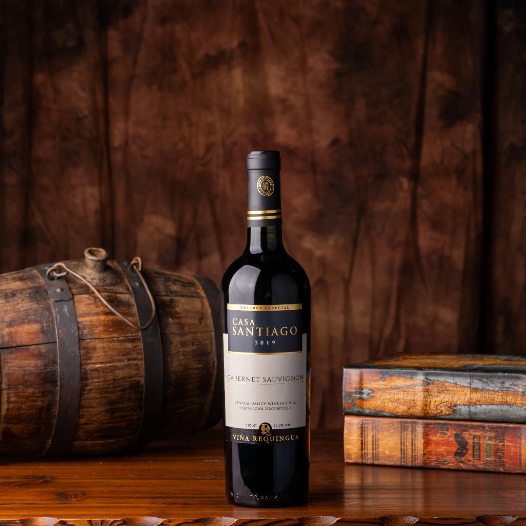 智利名庄进口 飓风酒庄卡萨·圣地亚哥珍藏级赤霞珠干红葡萄酒