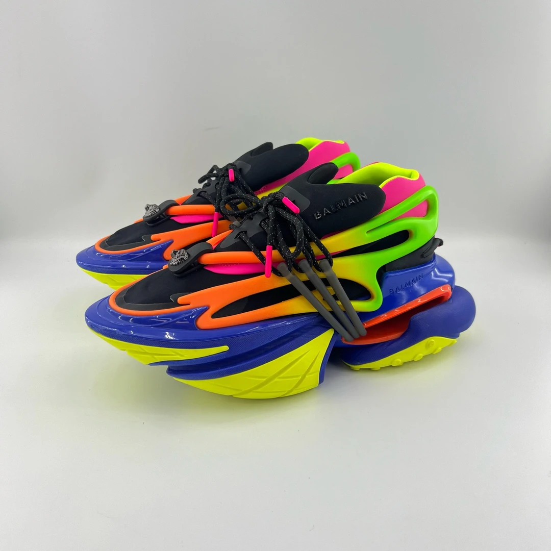 99新 BALMAIN/巴尔曼 40码/皮革游艇设计休闲鞋/10394720