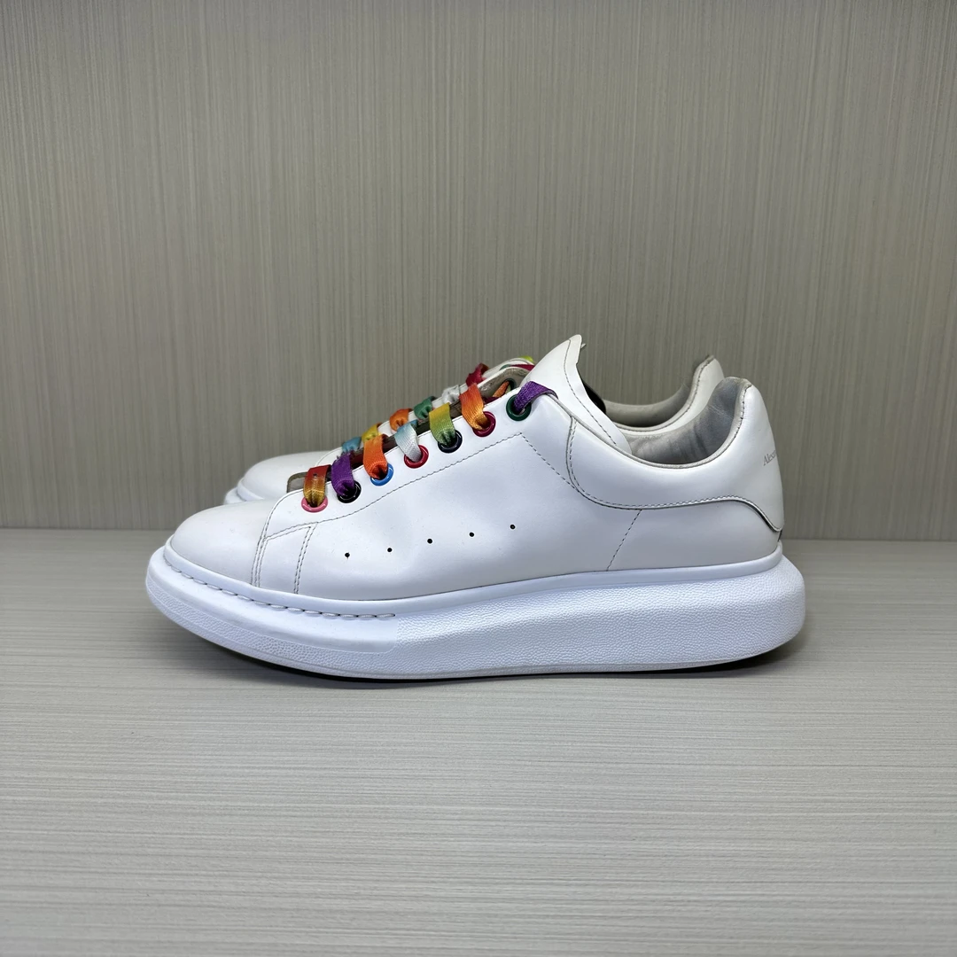 43码 Alexander McQUEEN /麦昆 彩色鞋带厚底运动鞋 9 新 8164324