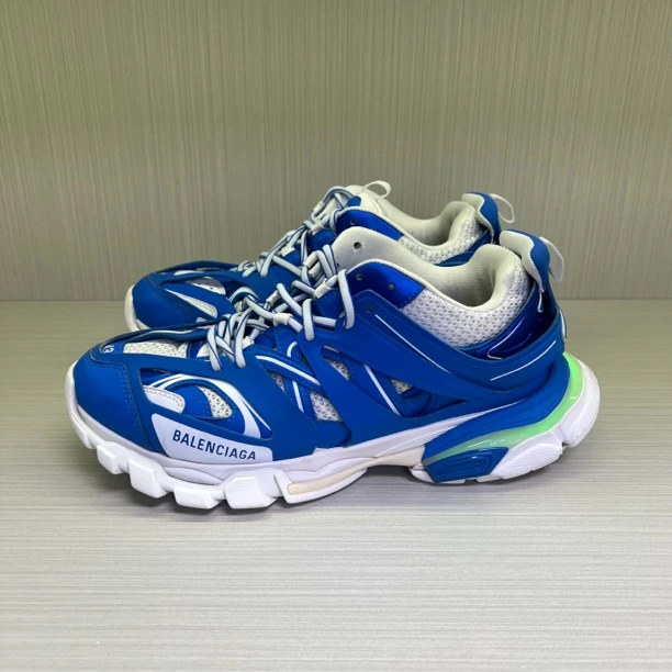 95新 Balenciaga/巴黎世家 43码/蓝色老爹鞋/8536457