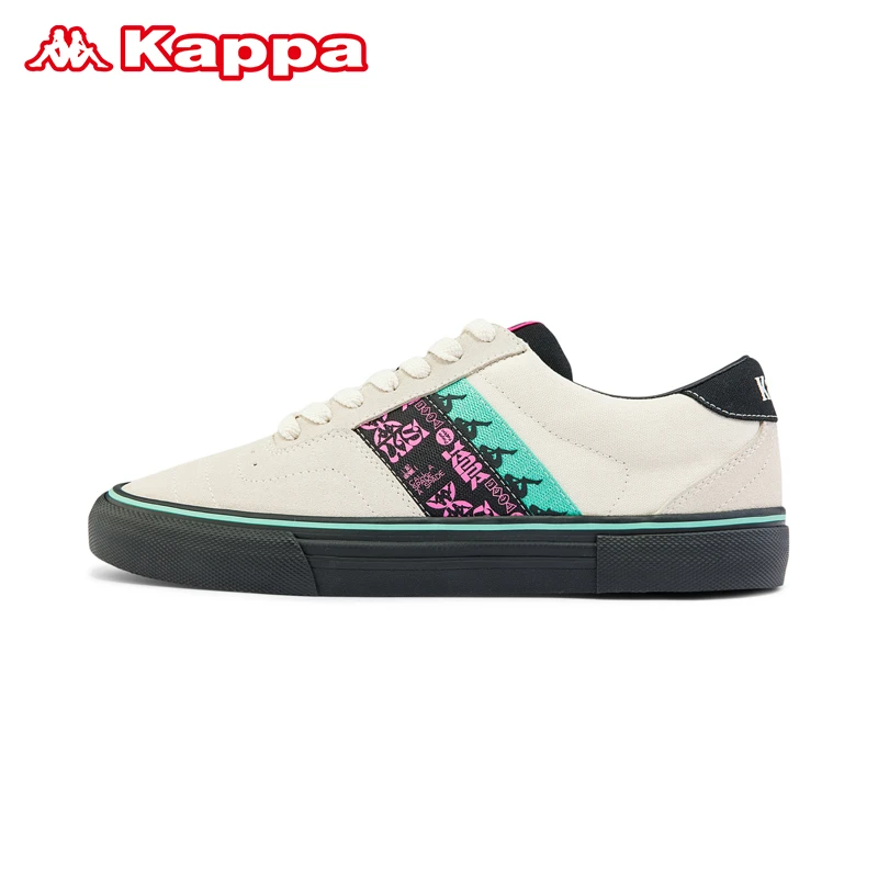 【清仓款式】Kappa卡帕低帮帆布鞋情侣经典耐磨防滑板鞋K0CX5CS80D