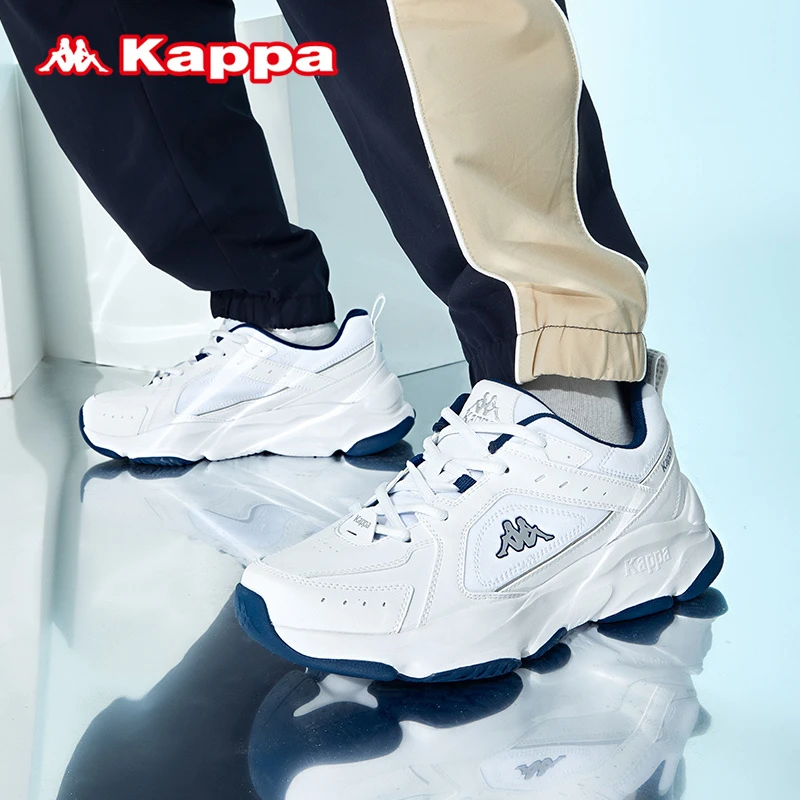 Kappa卡帕老爹鞋秋冬新款保暖男鞋情侣运动鞋防滑鞋K0EW5MC01CJ