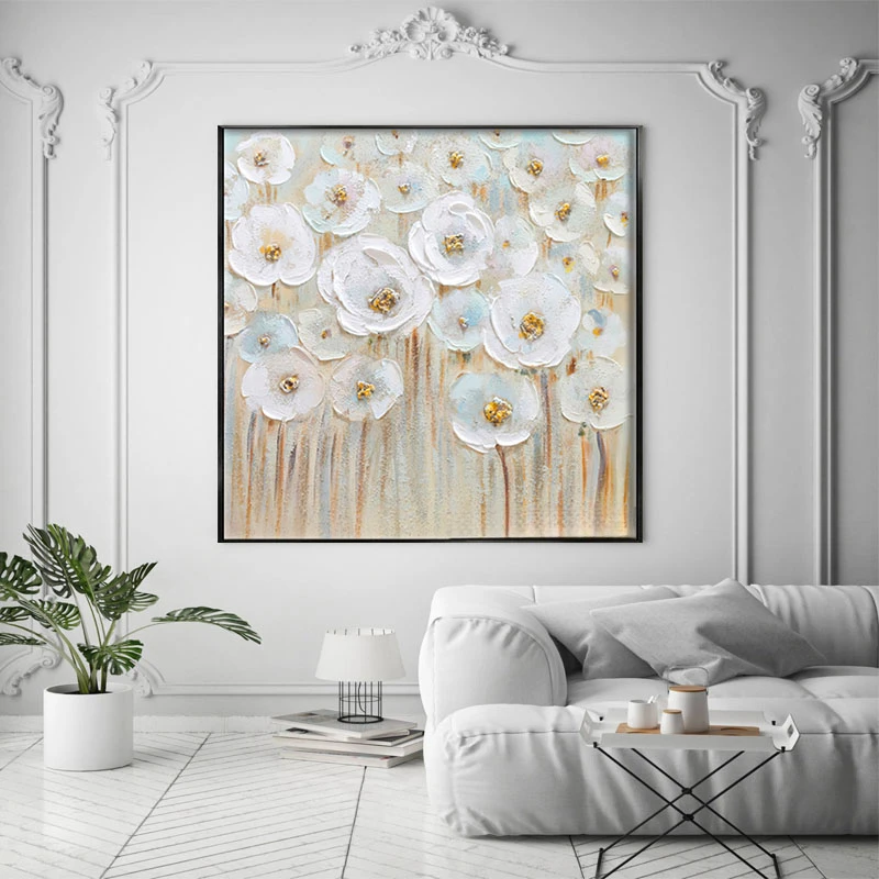 40抽象花卉肌理画卧室餐厅书房玄关美观装饰画客厅走廊墙面画