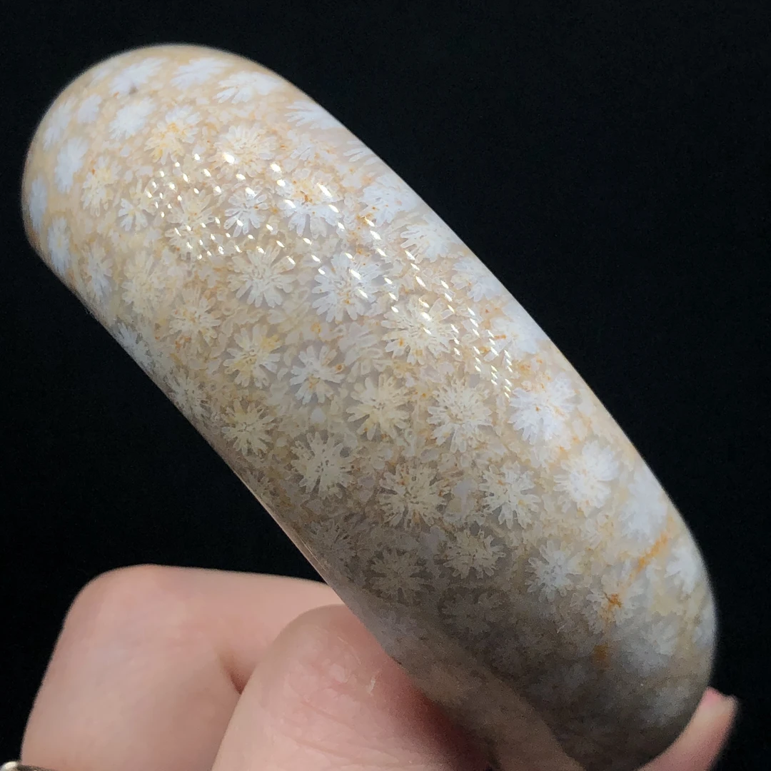 合金手镯 5814小雏菊花轮胎手镯另一面复古油画风特价款