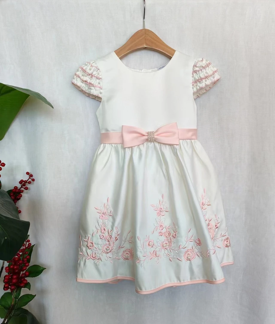 可欧可由OK.OU春夏中小女童短公主裙生日 礼服裙90-150