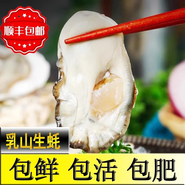【乳山生蚝】新鲜牡蛎顺丰包邮特大肉海蛎子刺身级即食海鲜水产