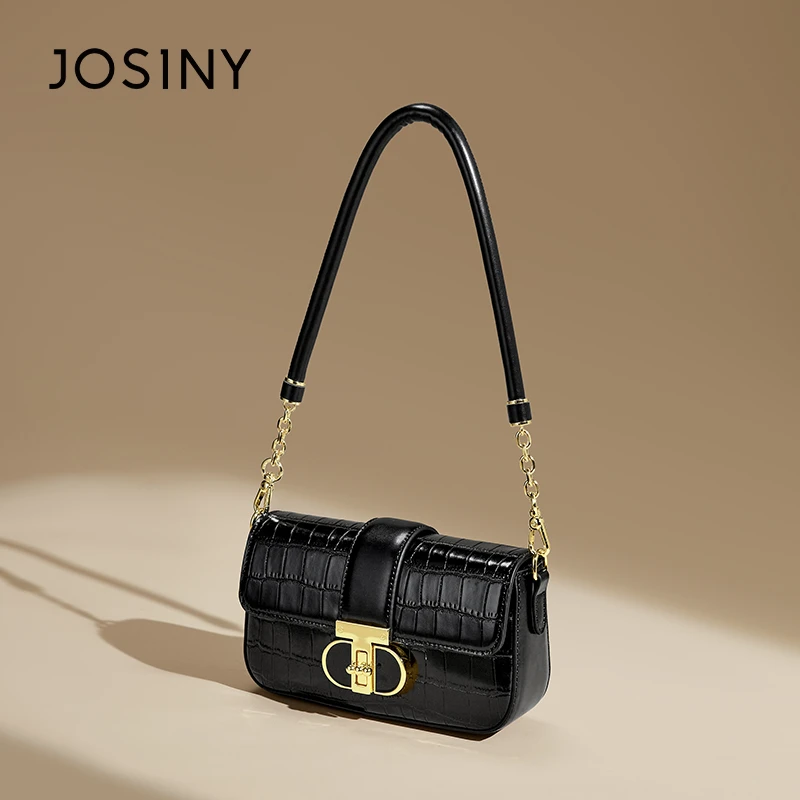 卓诗尼腋下包女高级感2024新款法式ins高颜值链条单肩包斜挎包包