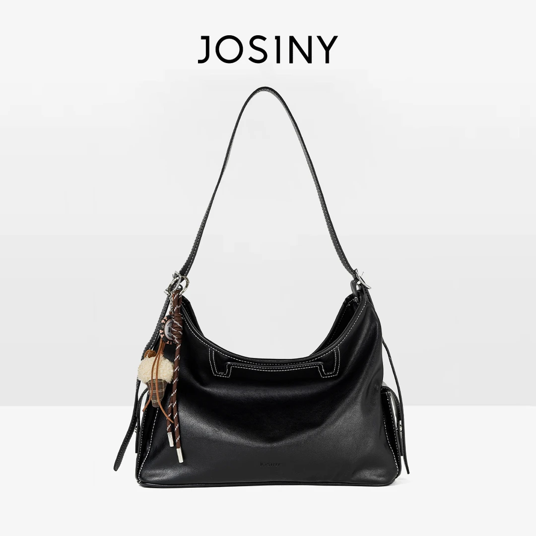 卓诗尼水桶包女大容量2024新款高级感复古购物袋包ins百搭斜挎包