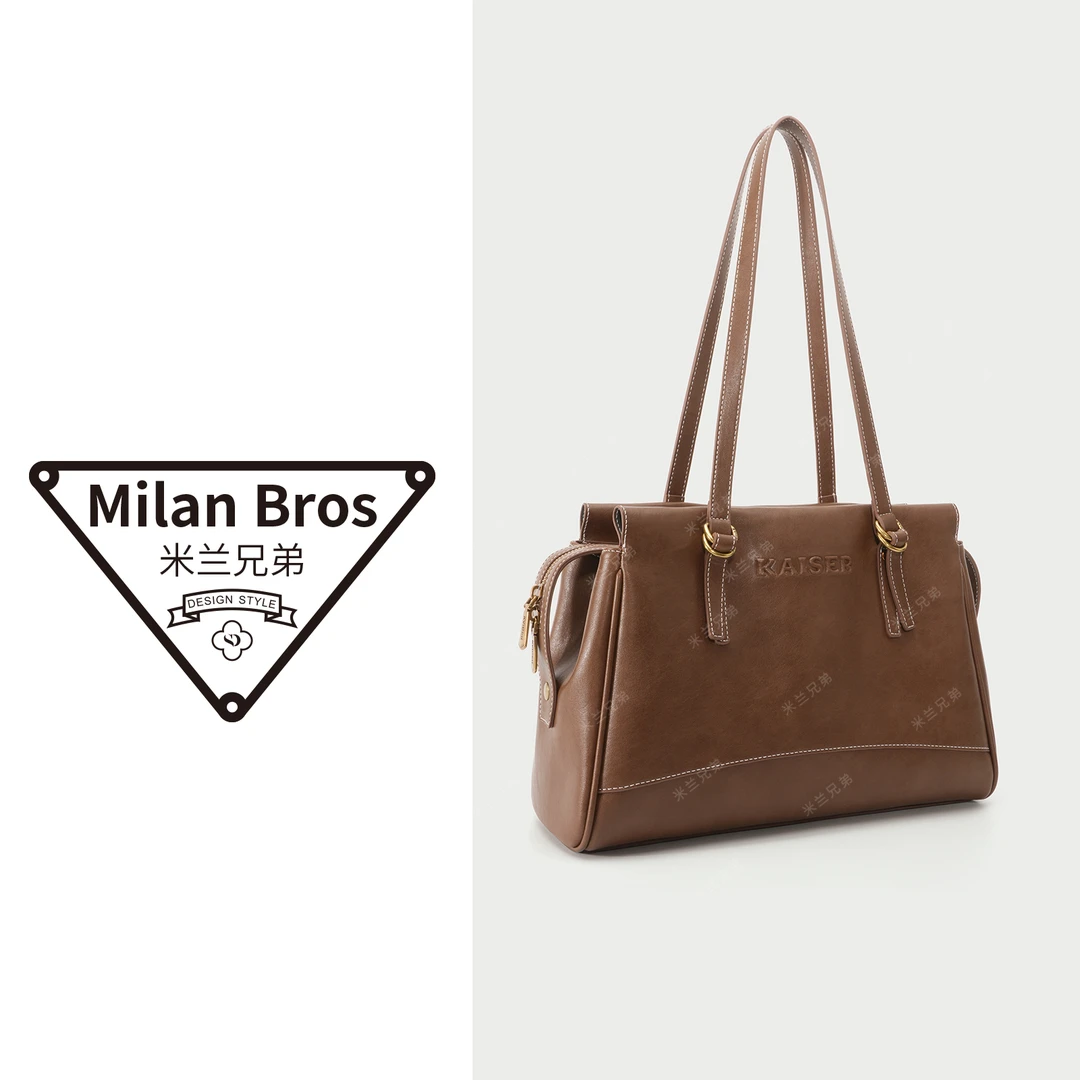 KAISER/[米兰兄弟]凯撒轻奢时尚百搭休闲经典单肩包5376