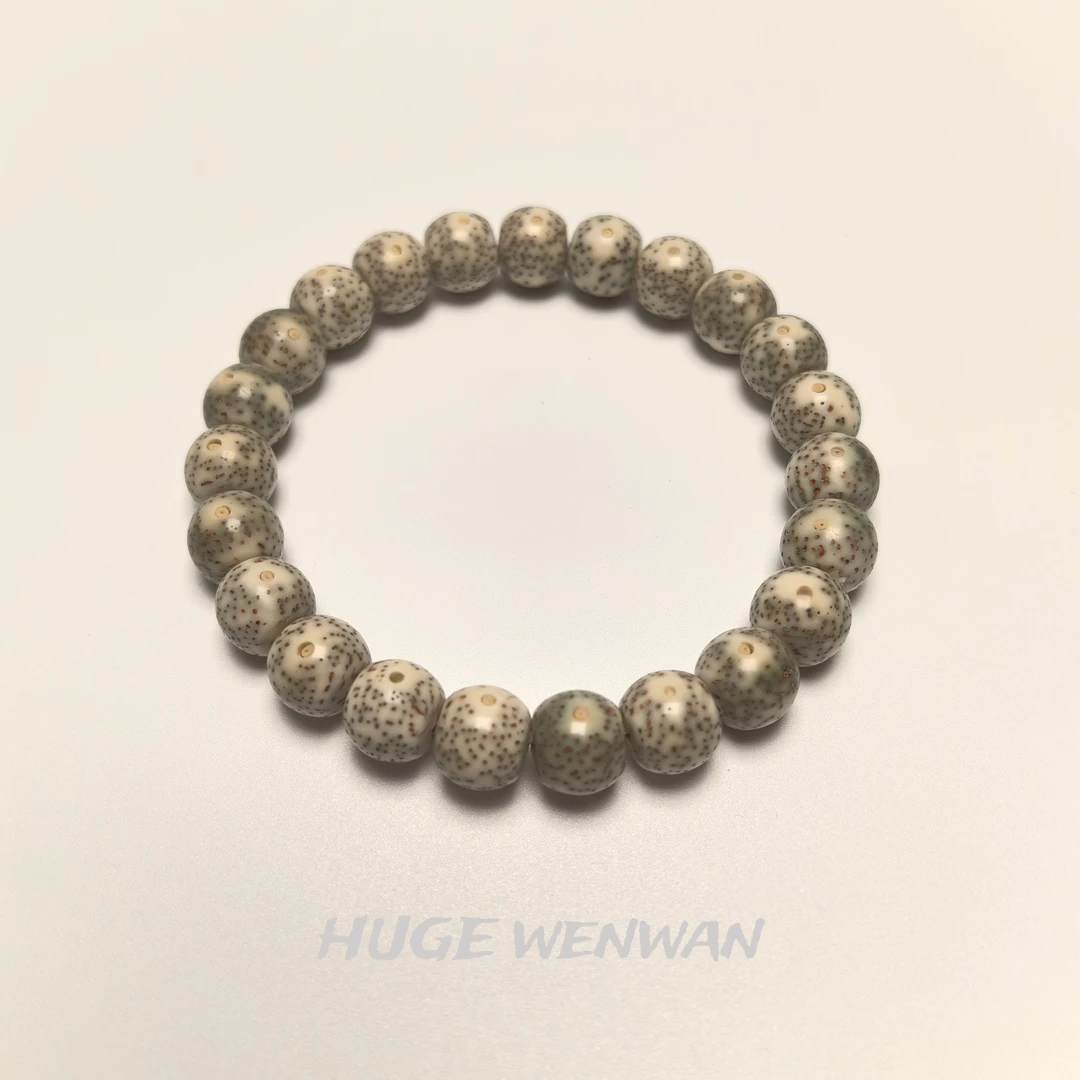 XY-010原生态海南同枝果【花鼓珠】星月菩提手串