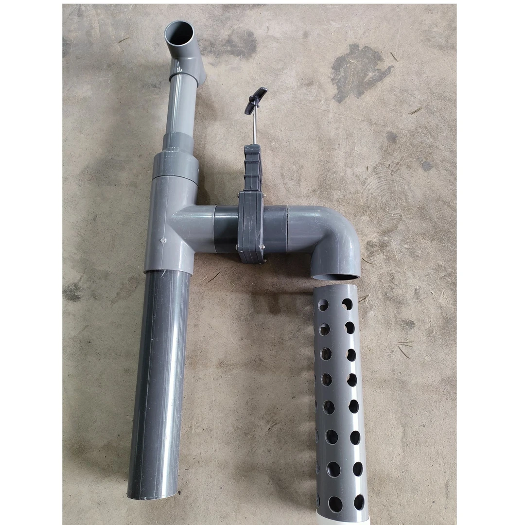 定制锦鲤鱼大型鱼池锦鲤地缸帆布鱼池侧滤沉淀鱼便杂质h管发散管