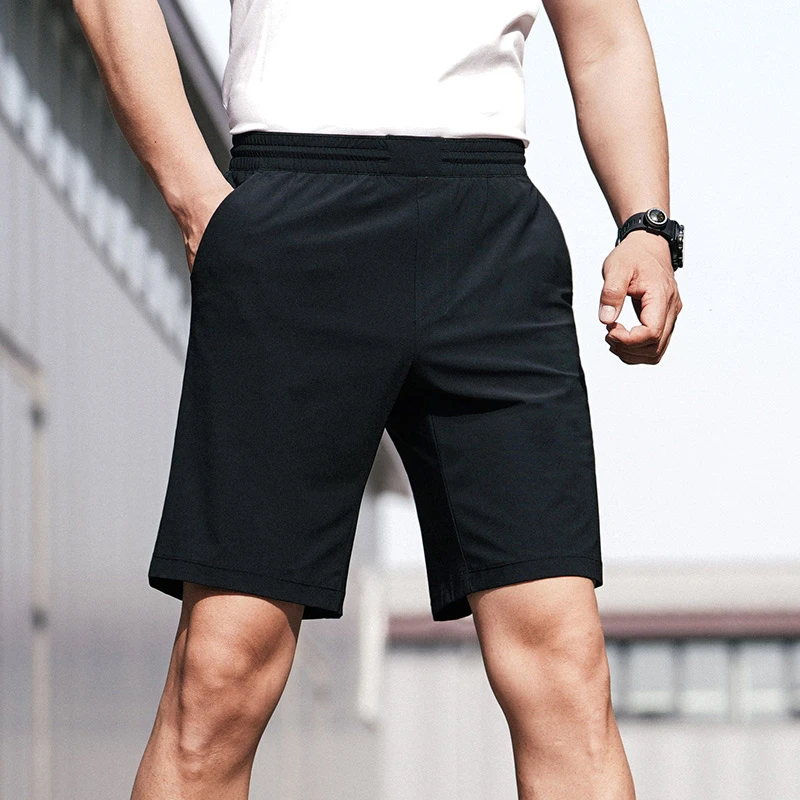 【龙牙】隐跃轻量短裤男士休闲夏季潮流纯色户外宽松休闲裤弹力运动
