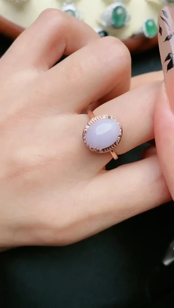 【闪购商品】翡翠戒指银S925镶嵌....