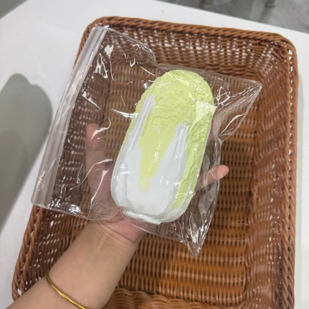 白菜捏捏乐食品级硅胶捏捏纯手工定制默认瑕疵