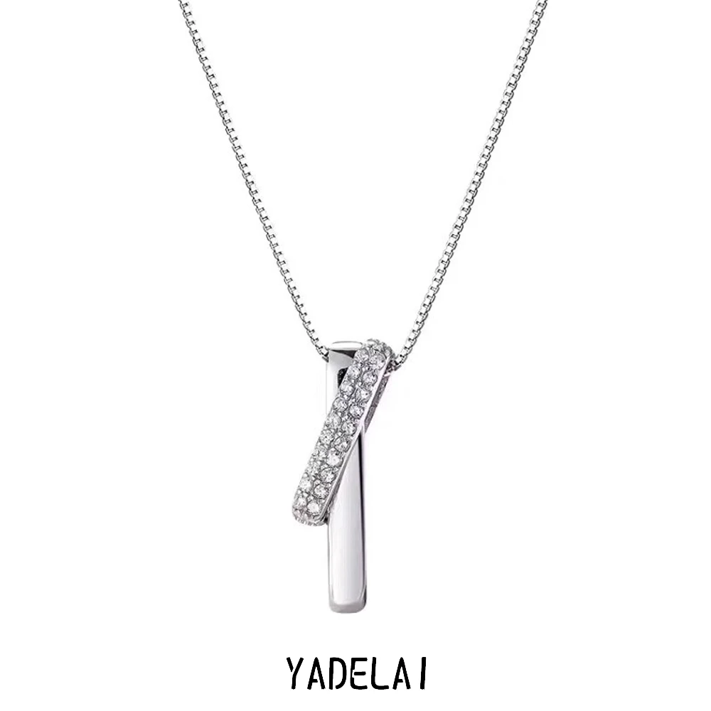YADELAI 钛钢项链 ins时尚项链轻奢小众设计高级感气质百搭锁骨链