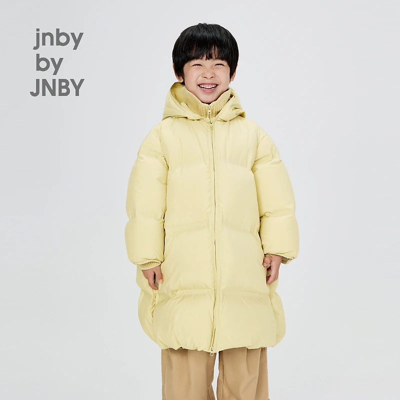 [哑光热压胶]新款江南布衣童装中长款羽绒服24冬男女童1O0C12140