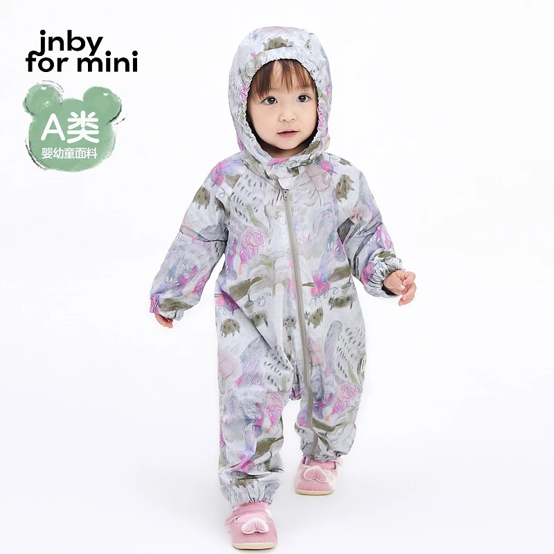 新款jnbybyJNBY江南布衣童装婴童长袖连体衣24秋男女童YO8F11120