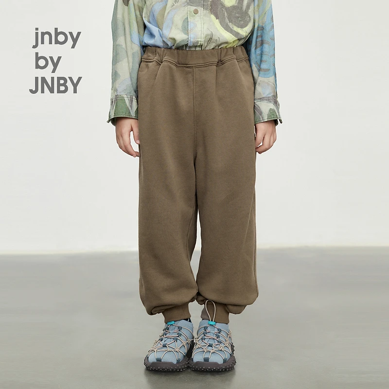jnbybyJNBY江南布衣童装裤子卫裤男女童束脚裤24春1O1E12260