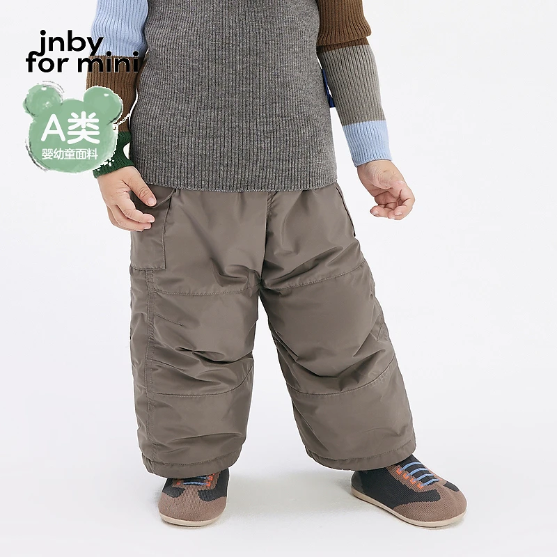 [极寒]江南布衣婴童宝宝24秋冬新品混纺加厚易打理长裤YOBE10580