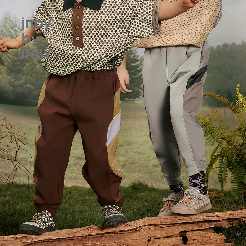 [拼色]jnbybyJNBY江南布衣童装儿童夏束脚裤宽松男女童1N1E11400