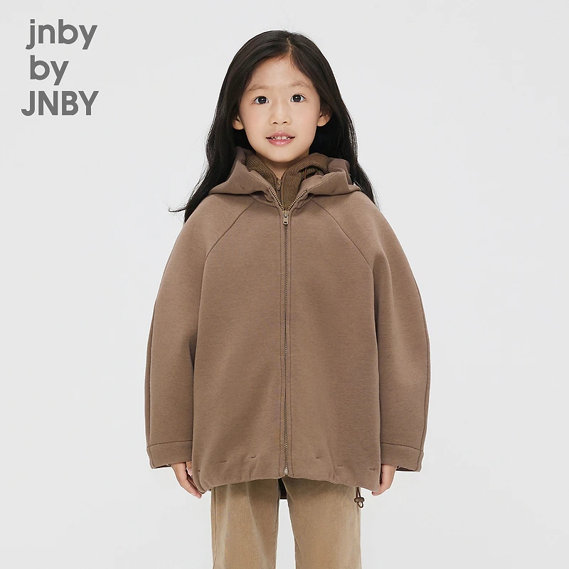 [新款]江南布衣童装23秋连帽开襟卫衣男女童1N8411440-JM