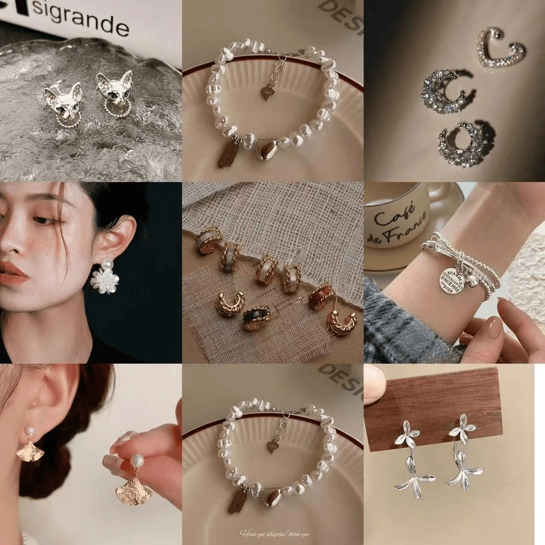 合金耳饰 周二M袋（不拆 接受随机再拍）老粉专享