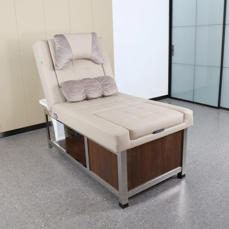 沐足人头疗床-03  泰式推拿床洗头床 恒温水循环养生足疗SPA按摩