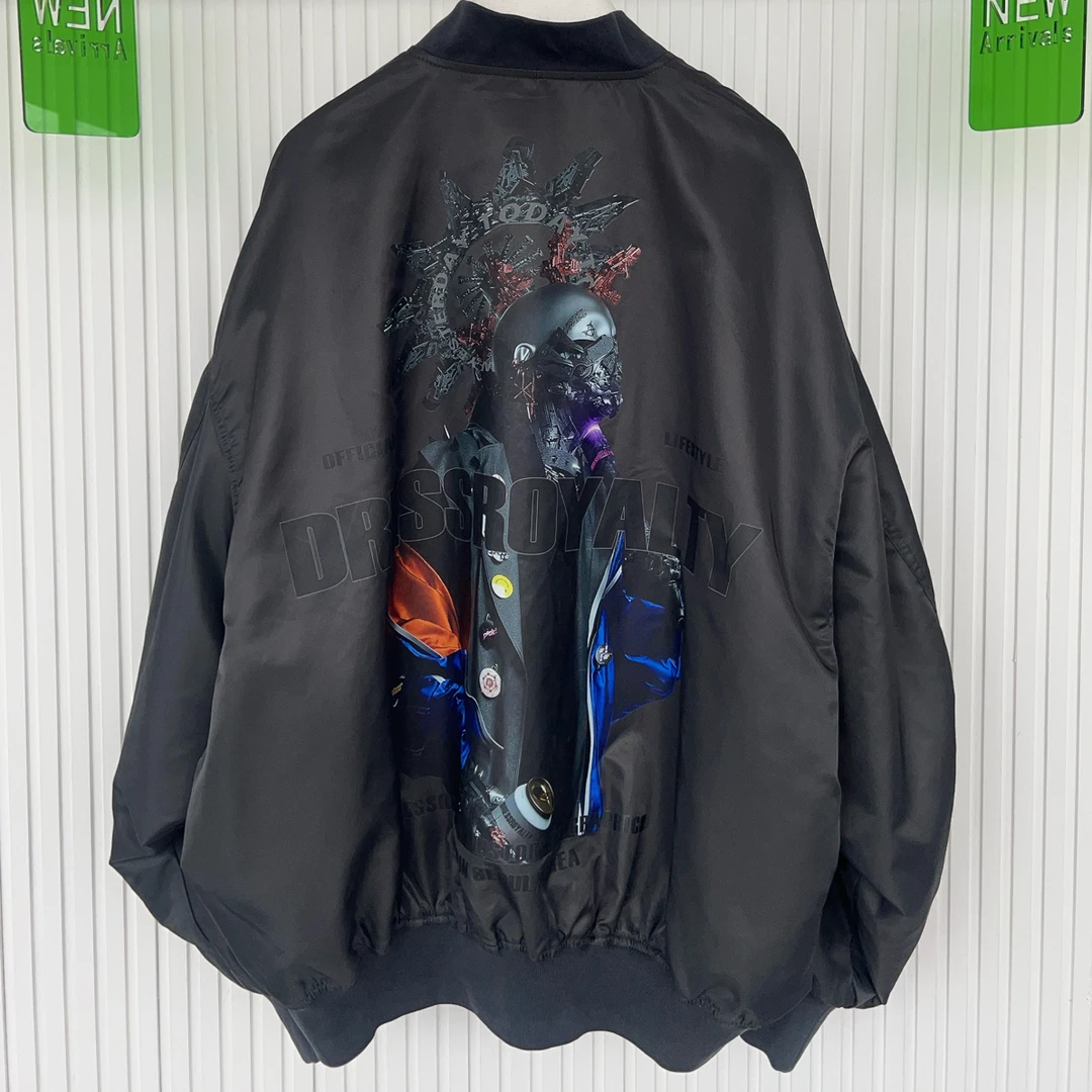 韩国设计师品牌男女同款袖扣未来战士外套百搭秋季潮流时尚D0262