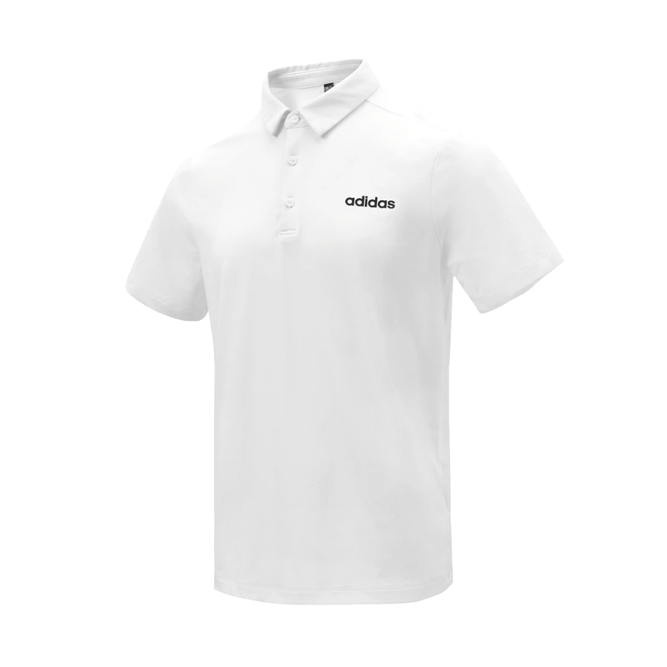 adidas/阿迪达斯男装翻领POLO衫圆领短袖男款时尚透气轻运动T恤