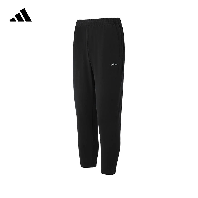adidas/阿迪达斯运动裤男士夏季新款休闲裤梭织速干直筒平口长裤